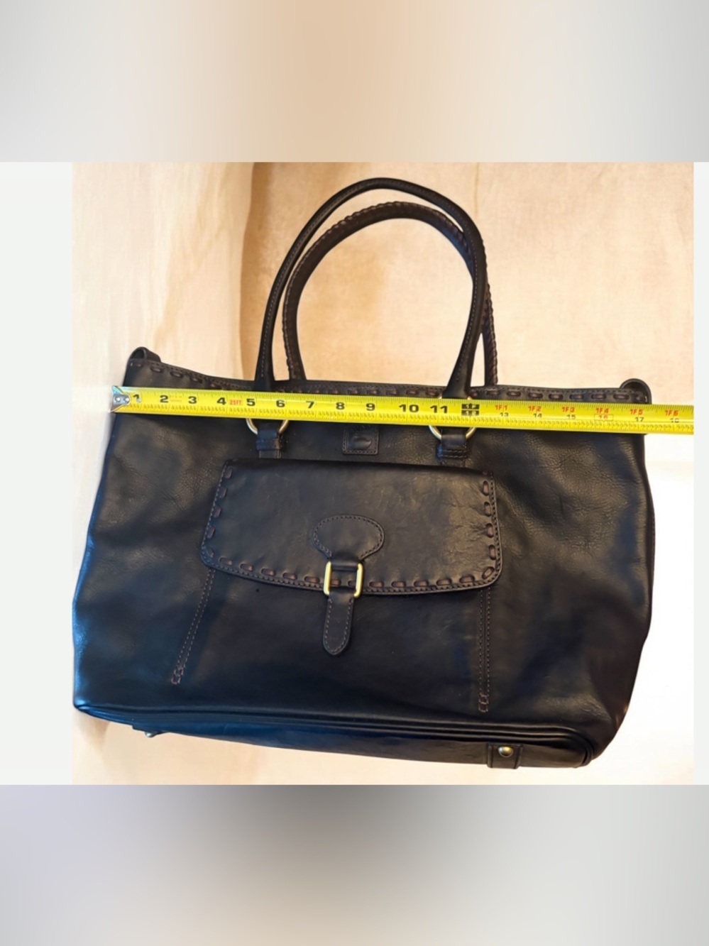 Dooney & Bourke Large Pocket Shopper Black - Picture 11 of 16